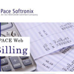 PACE Web Billing software dashboard with GST invoicing and stock management
