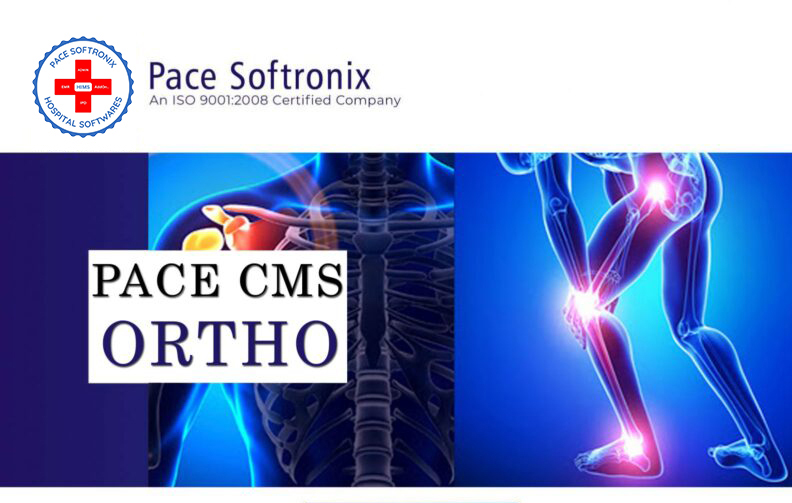 PACE CMS ORTHO software dashboard for orthopedic practice management